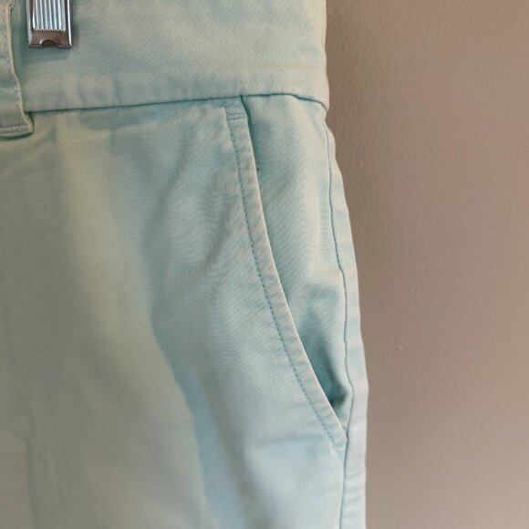 Vineyard Vines Women's Mint Green Shorts Size 16 Cotton/Spandex Preppy Casual - Picture 3 of 6